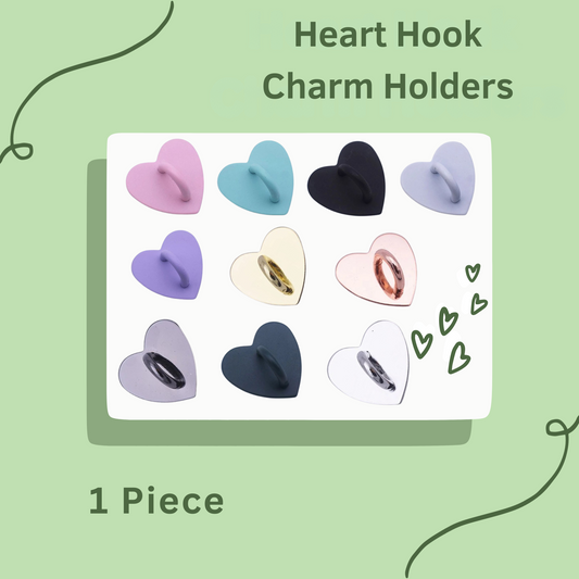 1 pc Metal Heart Hook Charm Holder