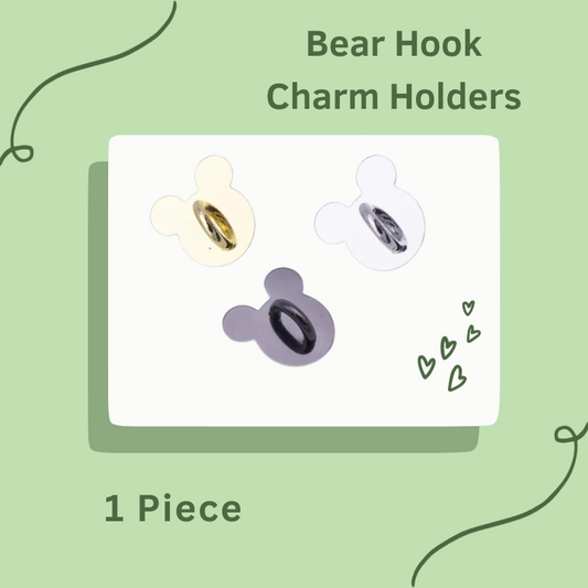 Metal Bear Charm Holder